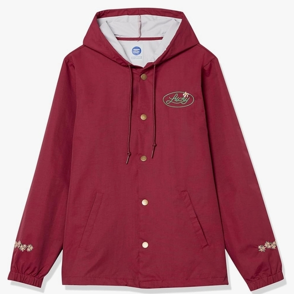 Lucky Daye Exclusive Coaches Jacket in Maroon Size XL - Picture 4 of 9